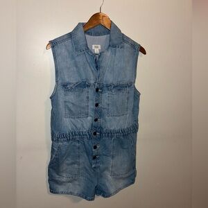 a.n.a Denim Romper – Women’s Size Small (Fits Like Medium) – Lightly Worn
